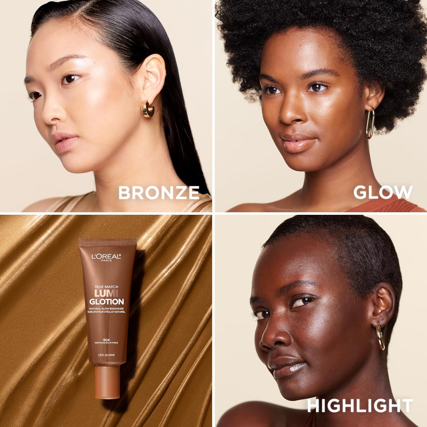 L'ORÉAL True Match Lumi Glotion – Natural Glow Enhancer (904 Deep)