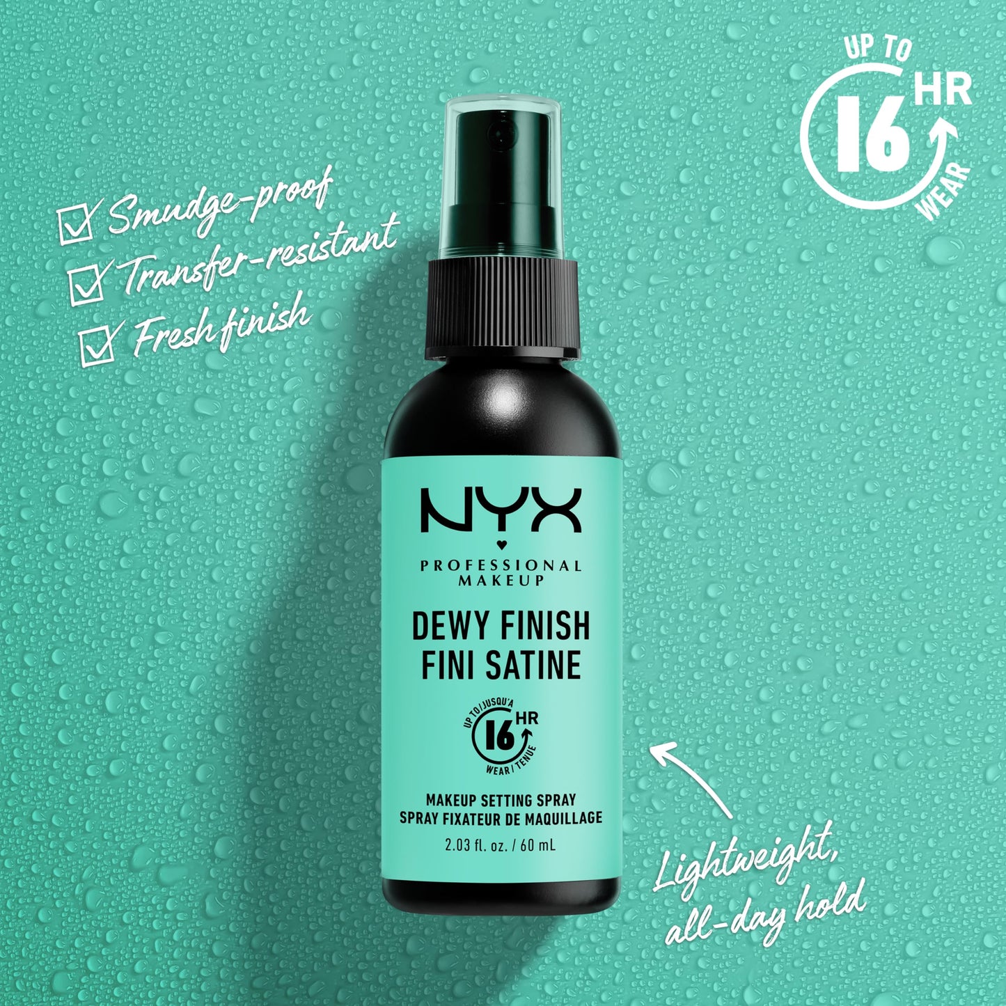 NYX Professional Makeup Setting Spray – Dewy Finish