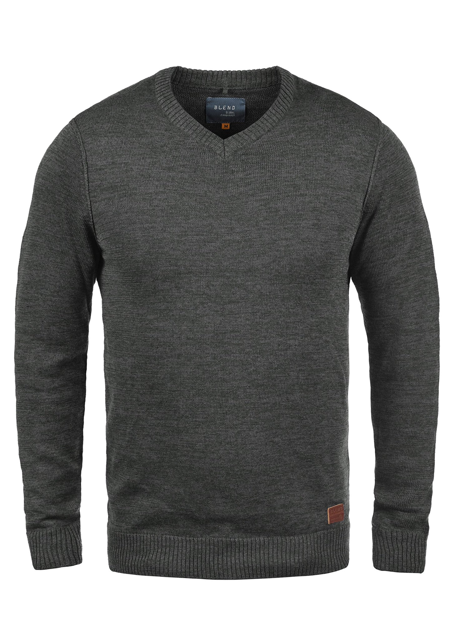 Blend BHDansel Men’s Fine Knit V-Neck Sweater – Cotton Blend Pullover