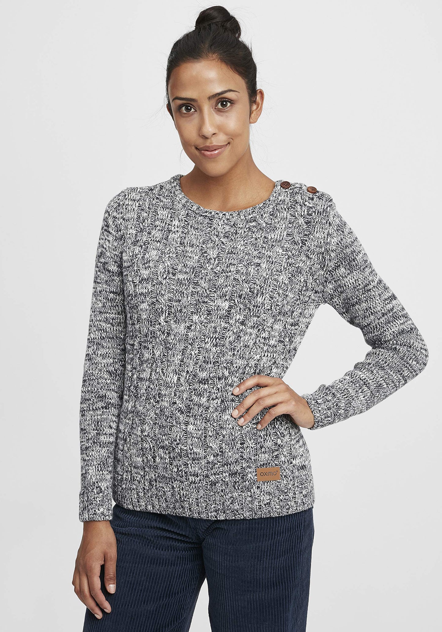 OXMO OXPhia Women’s Cable Knit Cotton Sweater