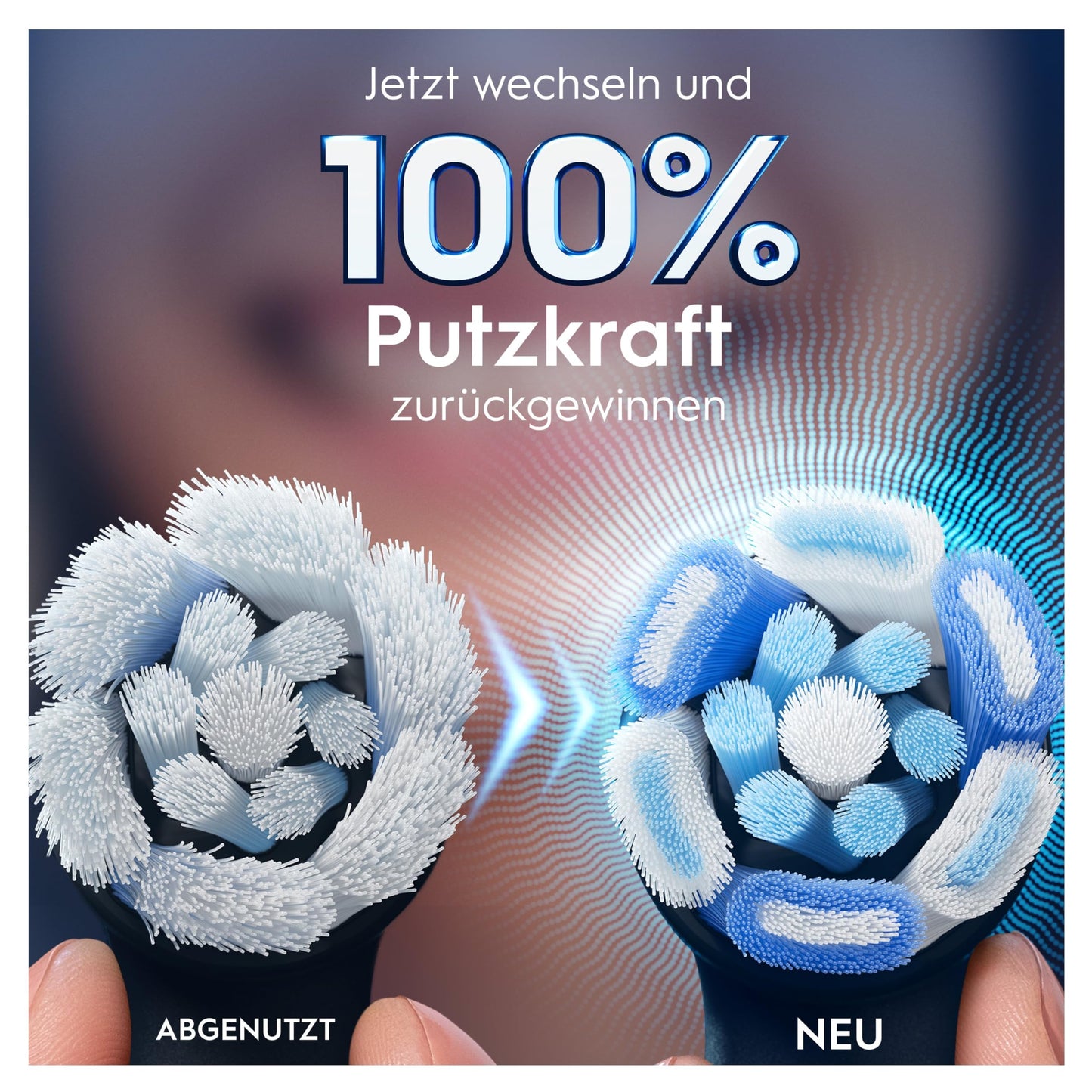 Oral-B iO Ultimative Reinigung Aufsteckbürsten für elektrische Zahnbürste, 10 Stück, ultimative Zahnreinigung, Zahnbürstenaufsatz für Oral-B Zahnbürsten, briefkastenfähige Verpackung, schwarz