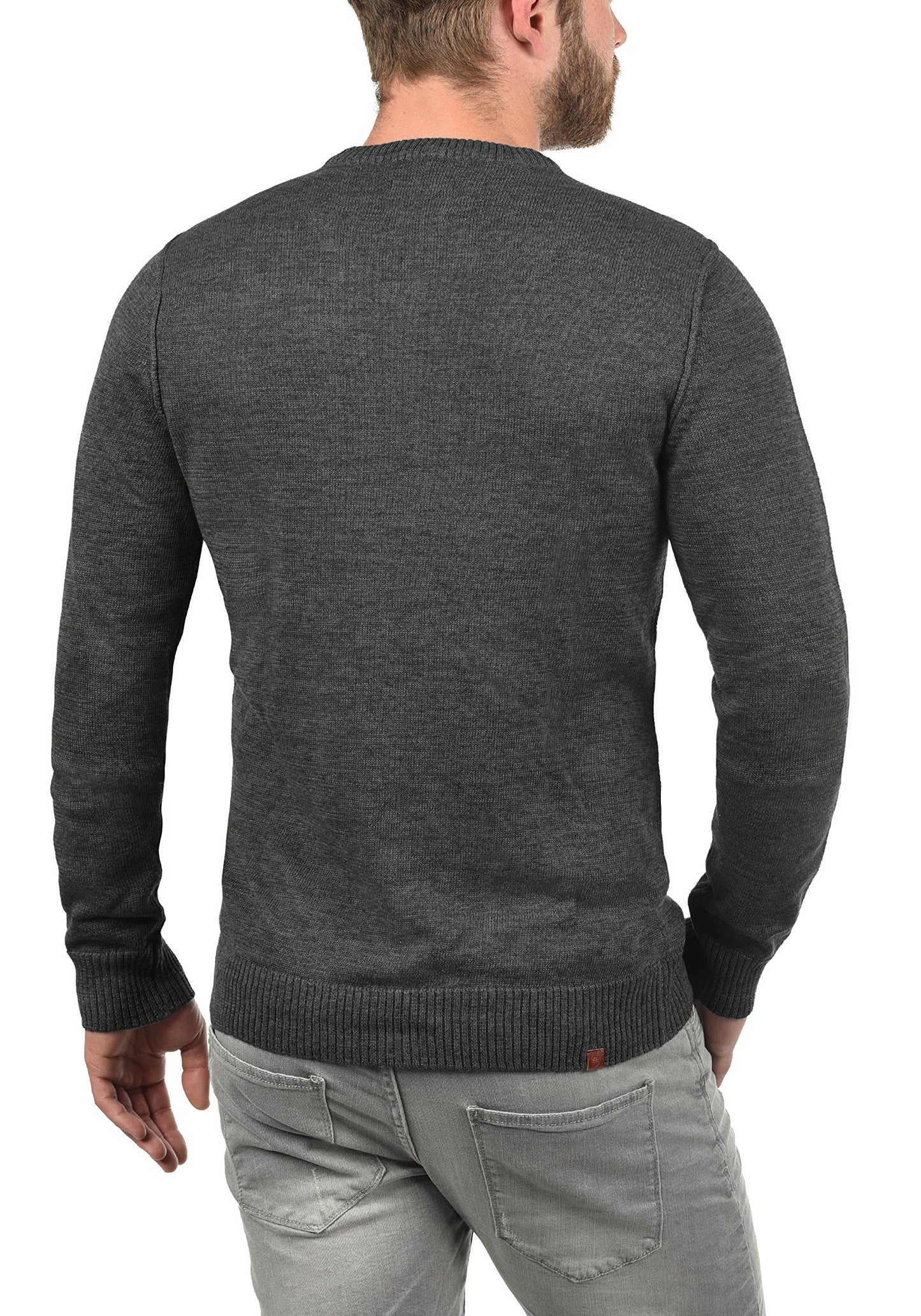 Blend BHDansel Men’s Fine Knit V-Neck Sweater – Cotton Blend Pullover