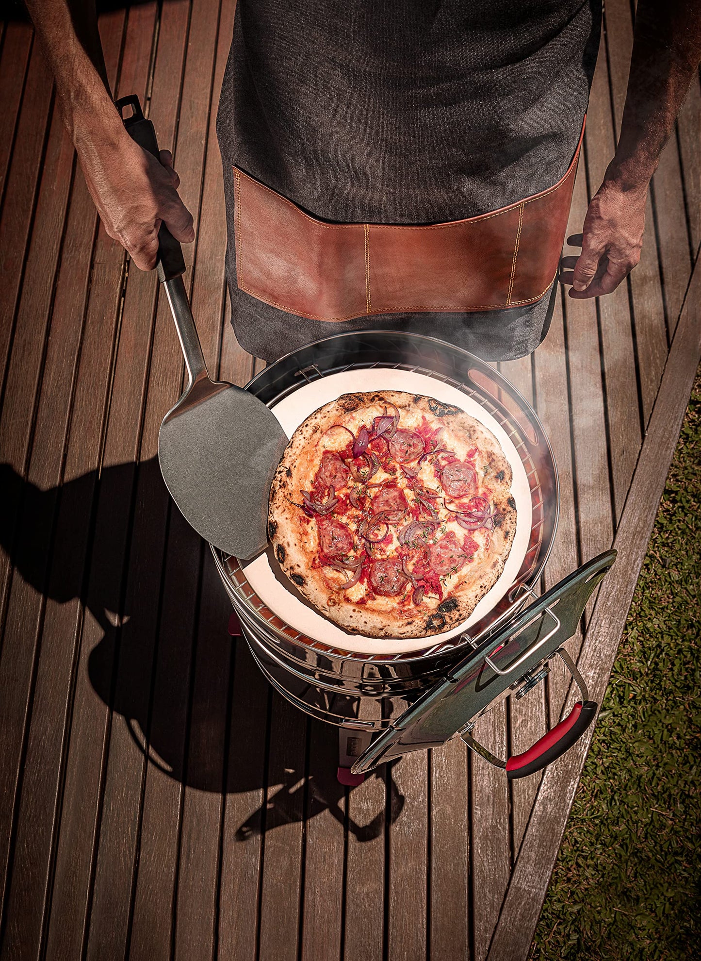 Tramontina Barbecue barrel, barbecue barrel, BBQ, charcoal grill, grill, stainless steel