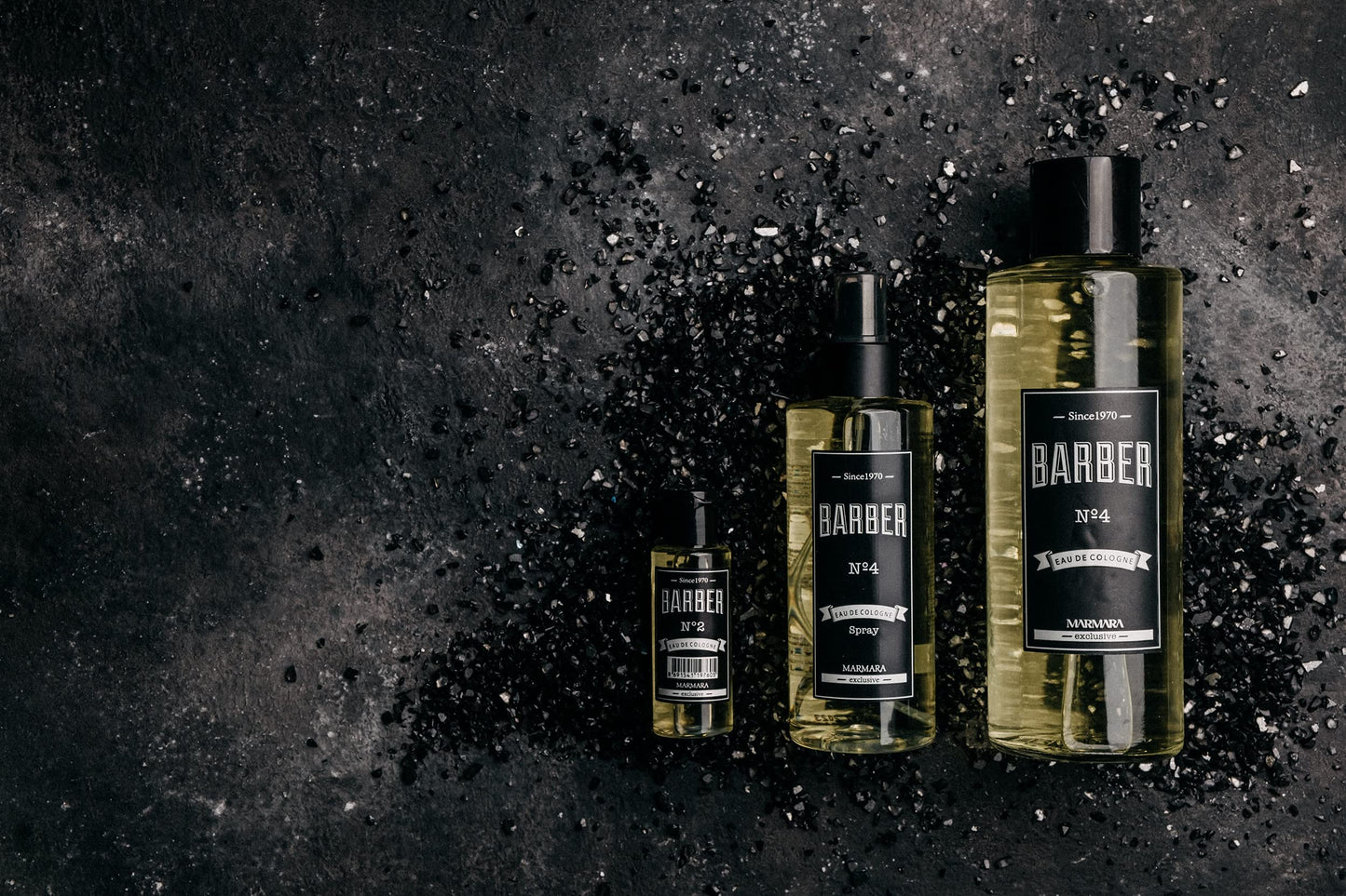 BARBER MARMARA No.2 After Shave Balsam Herren - Cream Cologne Men - 400ml - Männer Aftershave Gel - Rasur Nachbehandlung - pflegt und kühlt - gegen Rasur Brand - Gesichtspflege - Barbershop-Duft