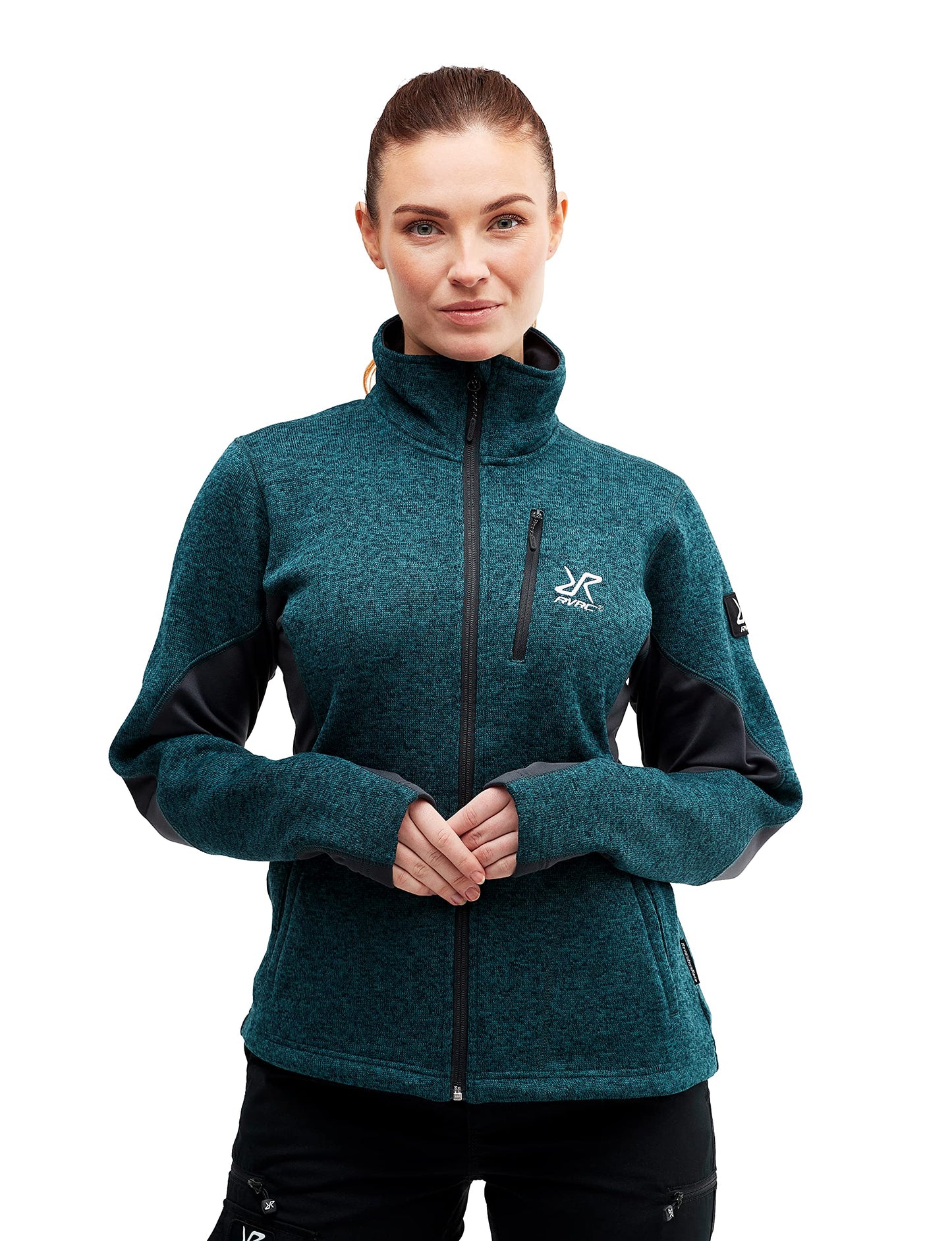 RevolutionRace Women’s Fusion Fleece – Lightweight Outdoor Jacket