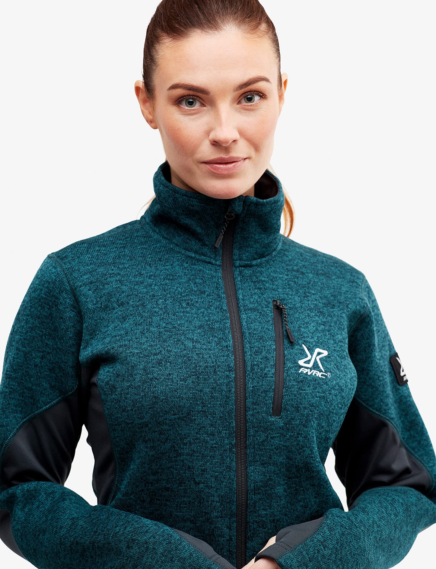 RevolutionRace Women’s Fusion Fleece – Lightweight Outdoor Jacket