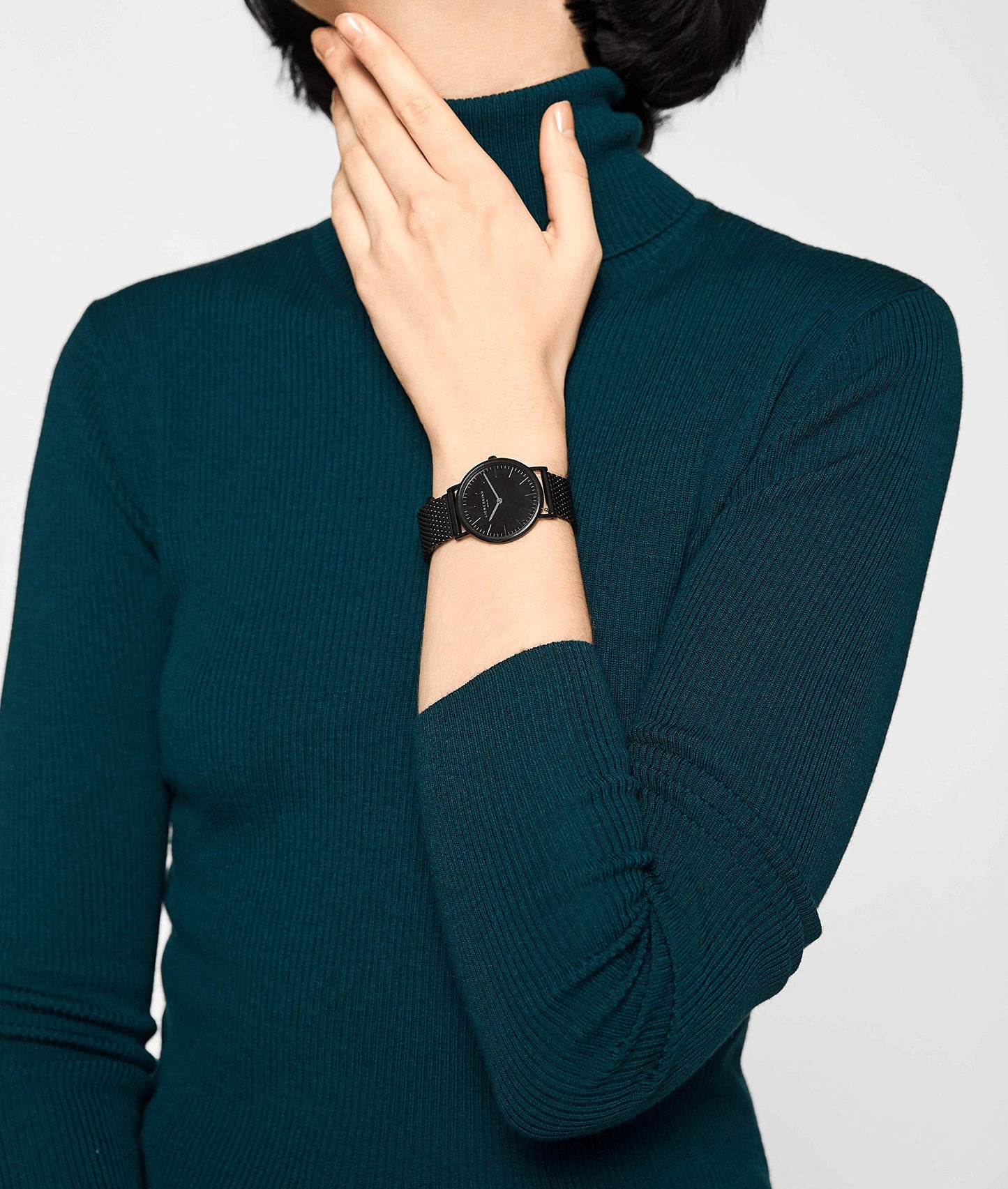 Liebeskind Berlin stainless steel watch with adjustable mesh strap