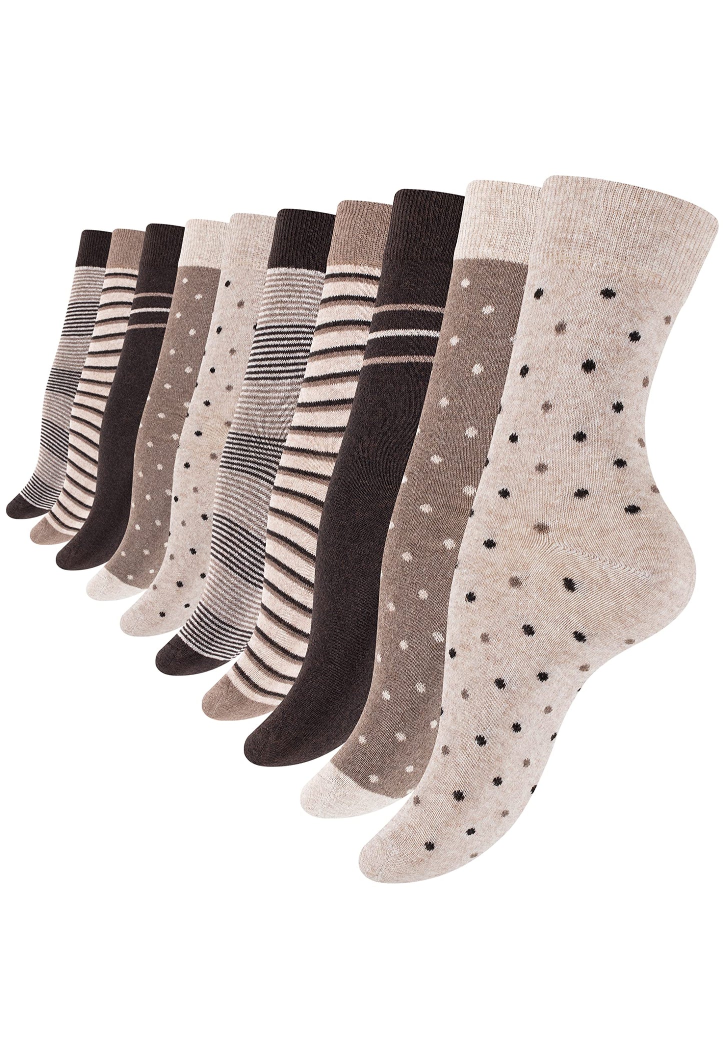 Vincent Creation 10 Pairs Cute Women’s and Girls’ Socks