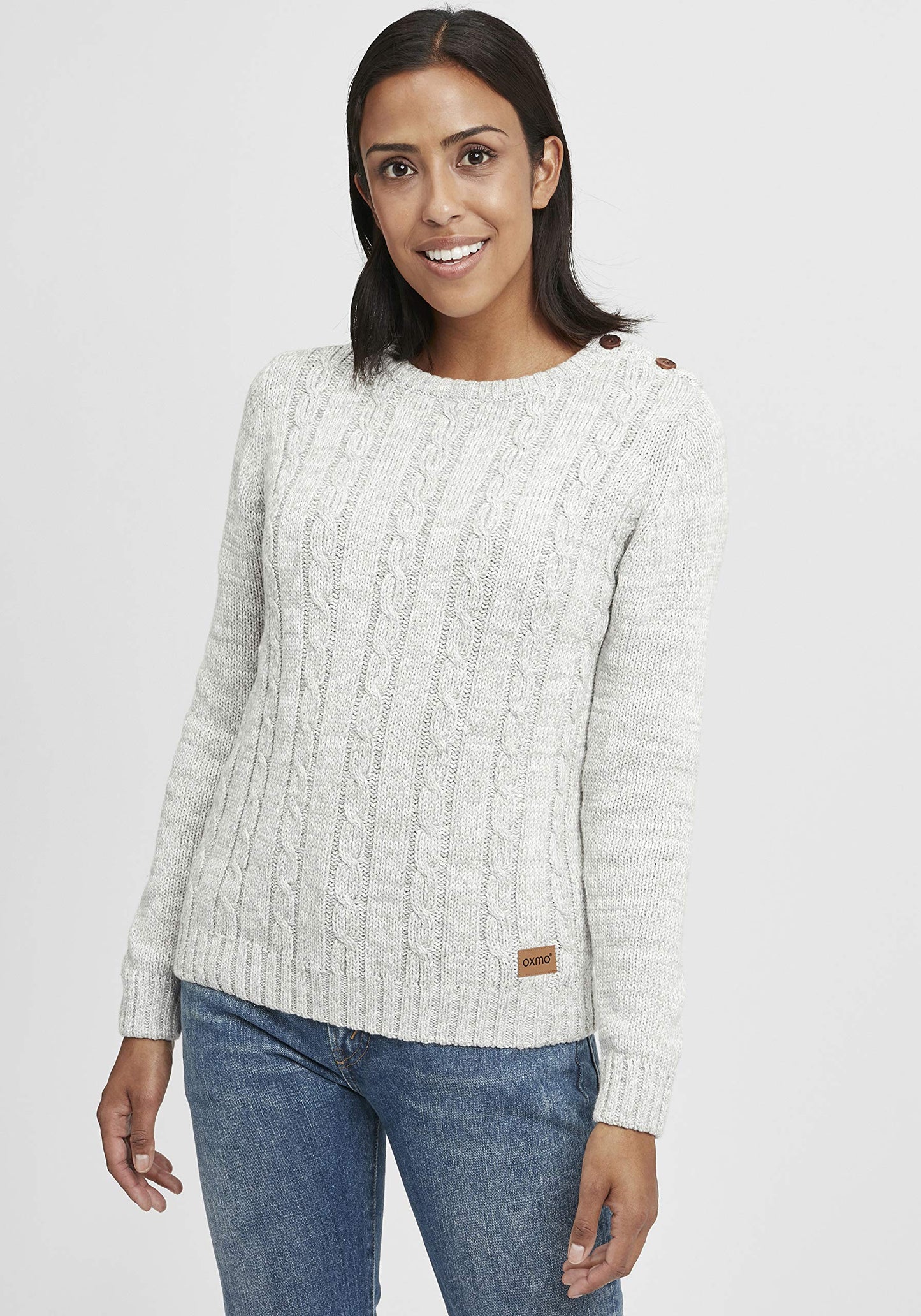 OXMO OXPhia Women’s Cable Knit Cotton Sweater