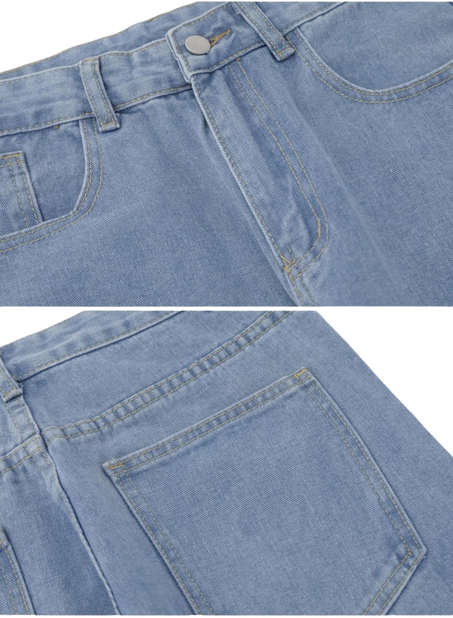 LuminBlaze Baggy Jeans for Men – Y2K Streetwear Loose Fit