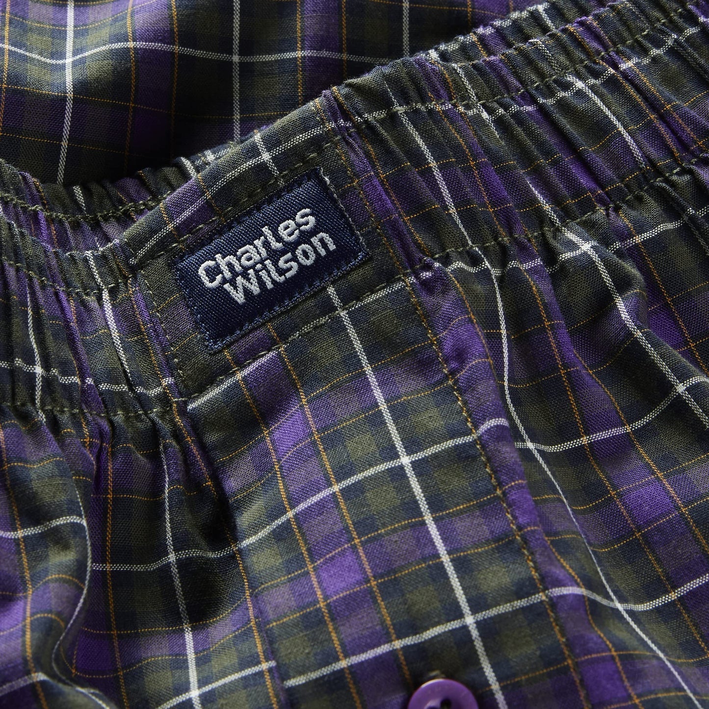 Charles Wilson Men’s Woven Boxer Shorts 6-Pack