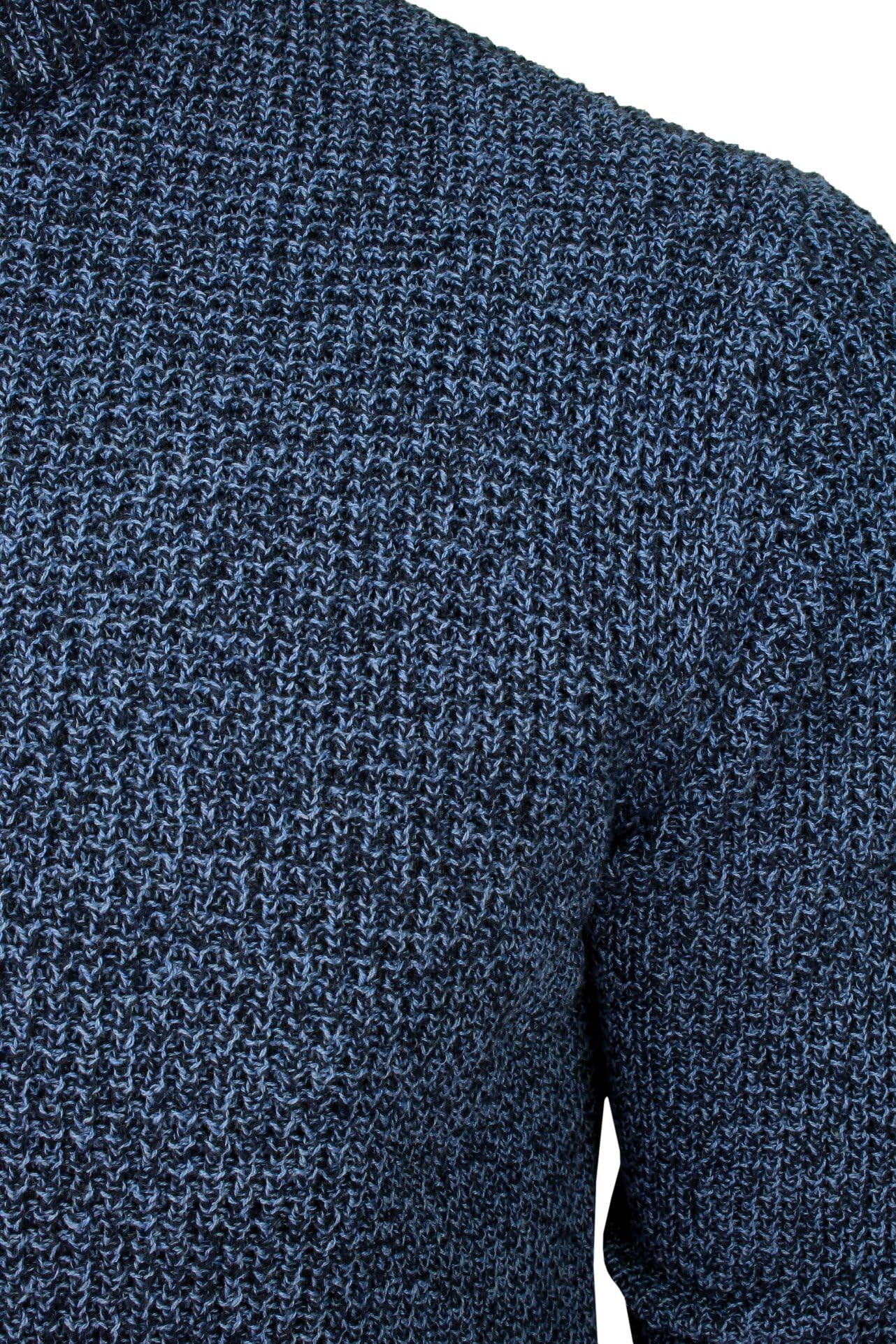 Xact Men’s Waffle Knit Crewneck Sweater – Classic Midweight Pullover