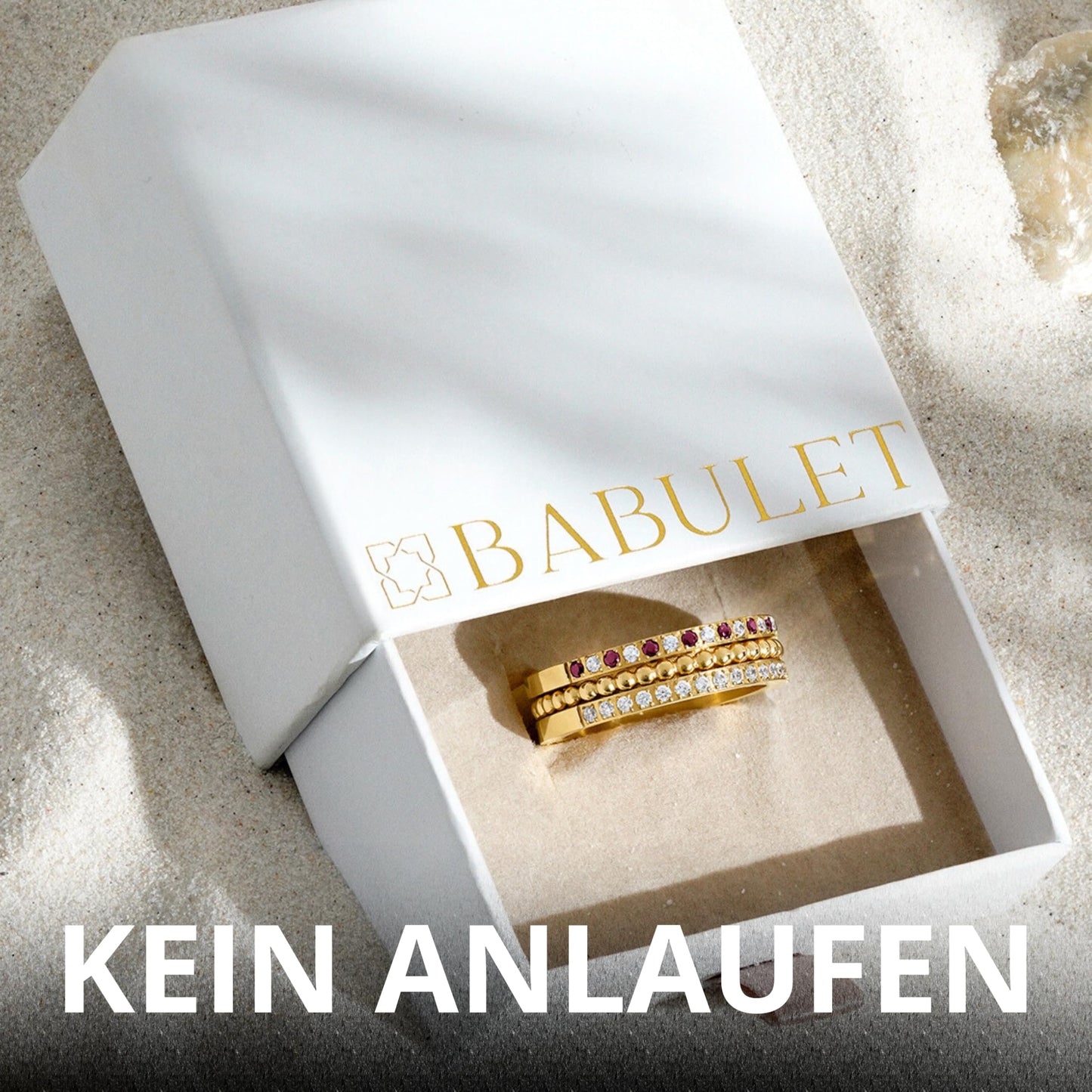Gold Anxiety Ring for Women – Stress-Relief Spinner Ring