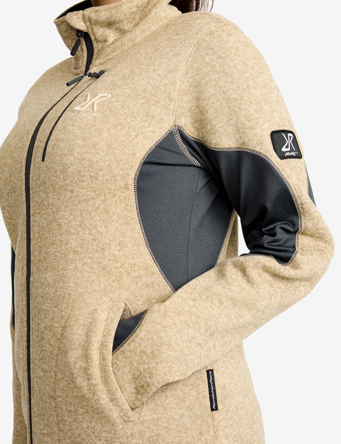 RevolutionRace Women’s Fusion Fleece – Lightweight Outdoor Jacket