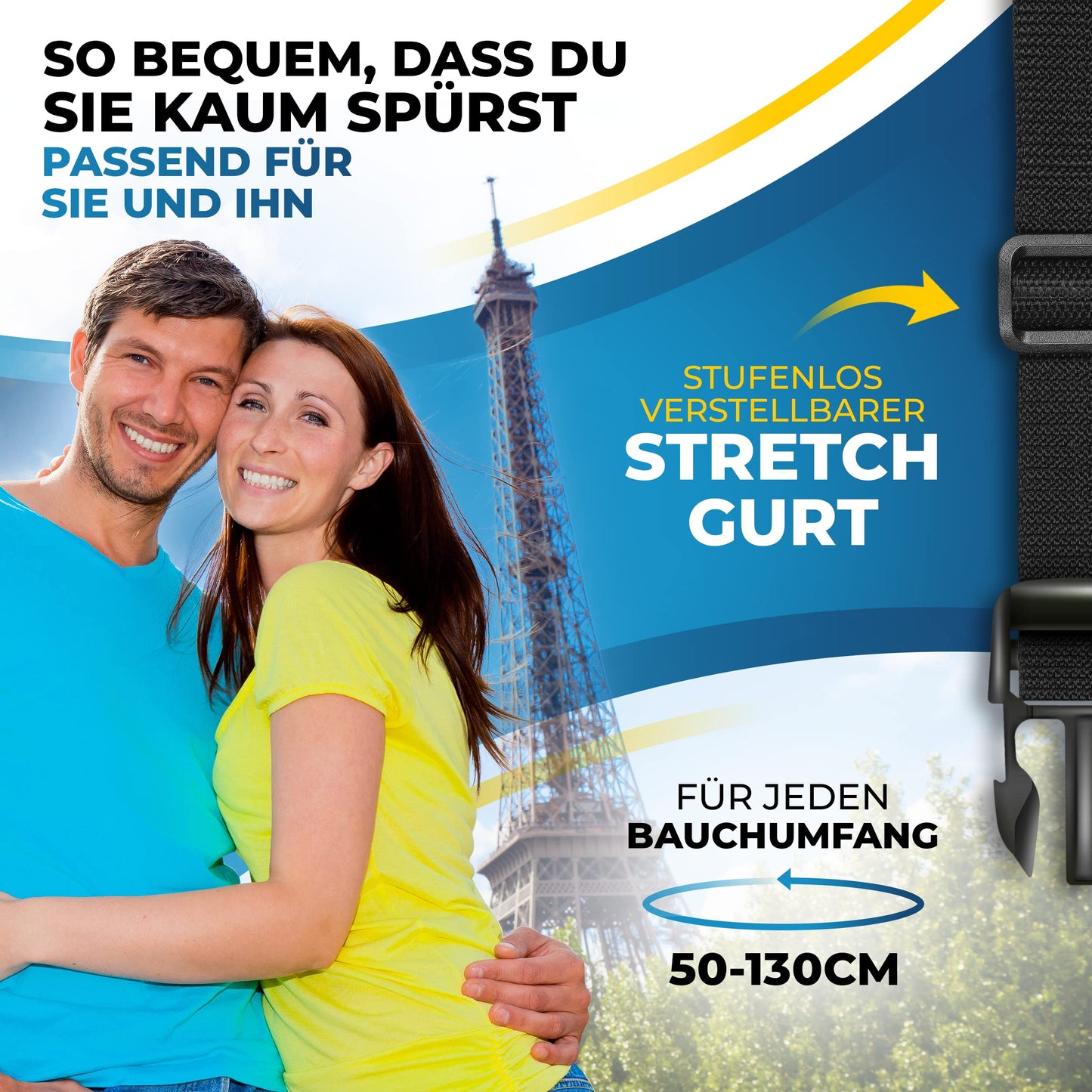 Travel Money Belt with RFID Protection – Slim Anti-Theft Waist Pack for Men & Women
