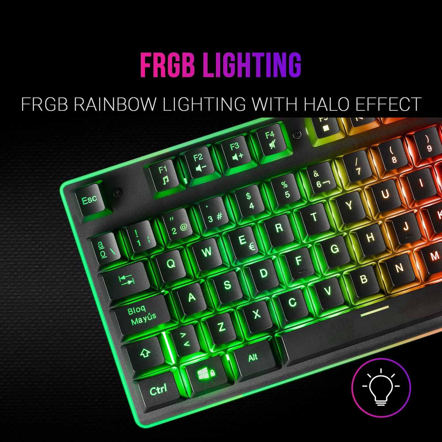 MARSGAMING MCP-RGB3, Pack Gaming Keyboard Fixed RGB + Gaming Mouse RGB Flow 3200 DPI + Headset Over-Ear RGB + XXL Mouse Pad, White, Portuguese Language