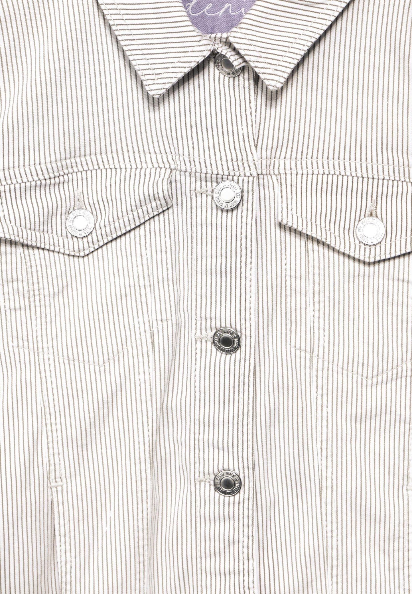 Street One Women’s Striped Denim Jacket