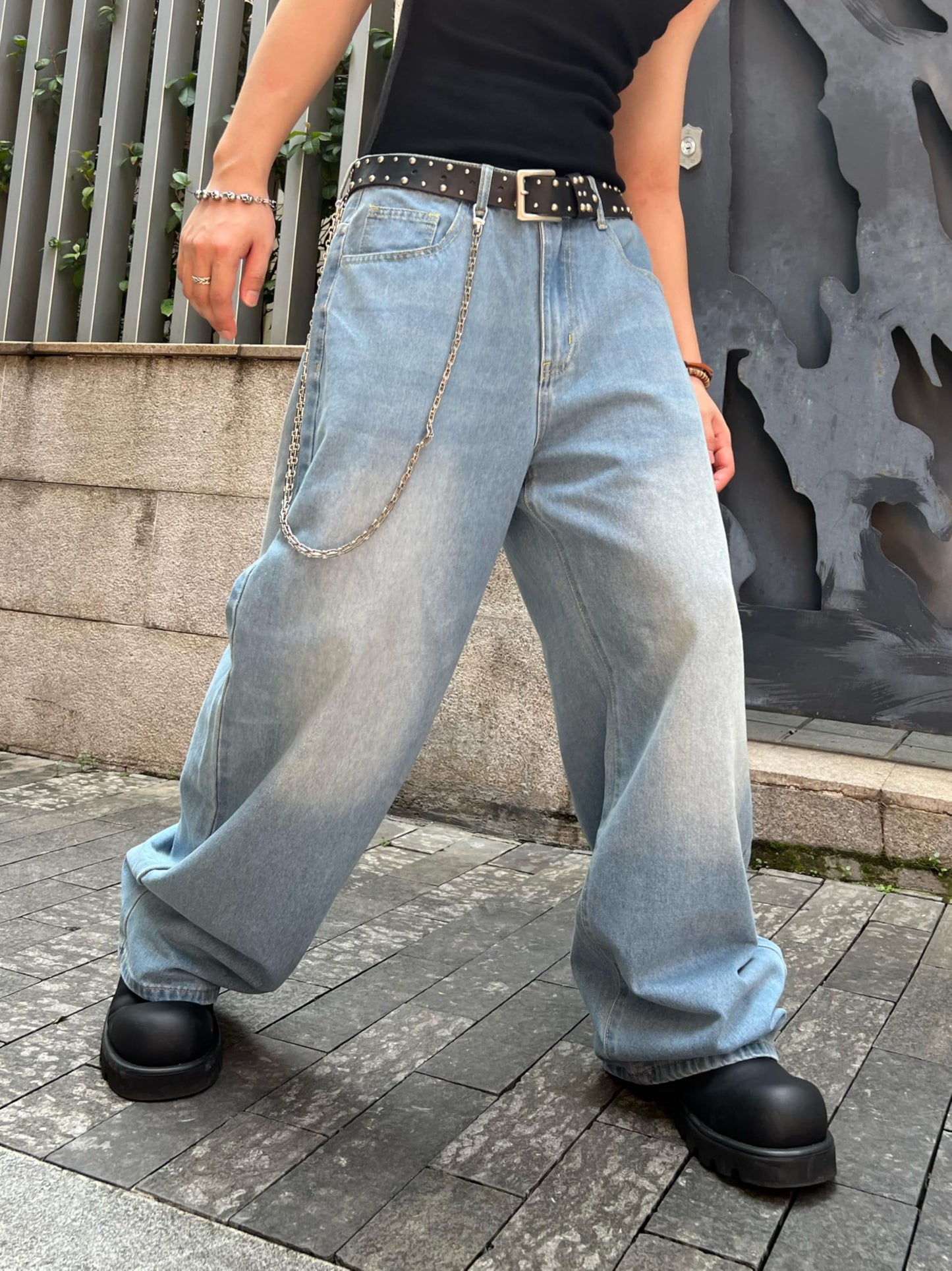 Zewool Men’s Baggy Hip Hop Jeans