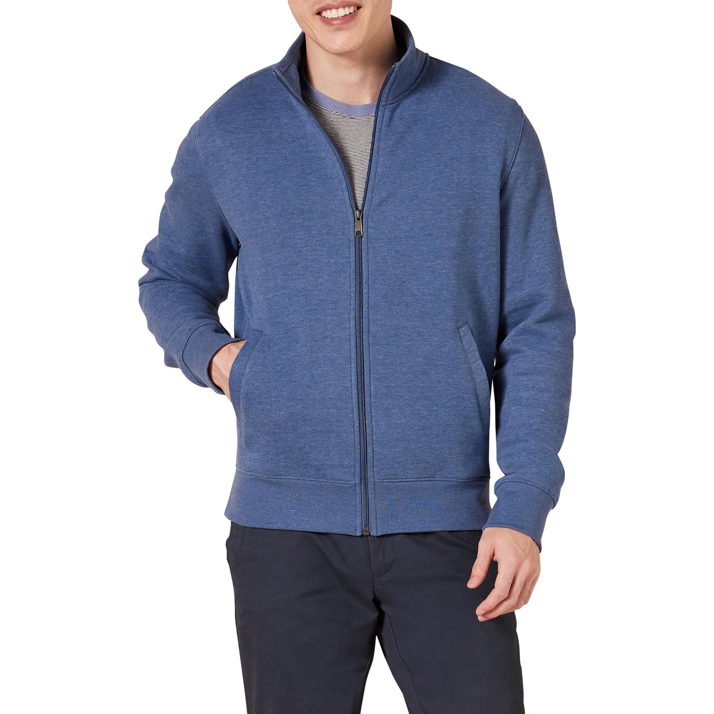 Amazon Essentials Men's Full Zip Fleece Jacket