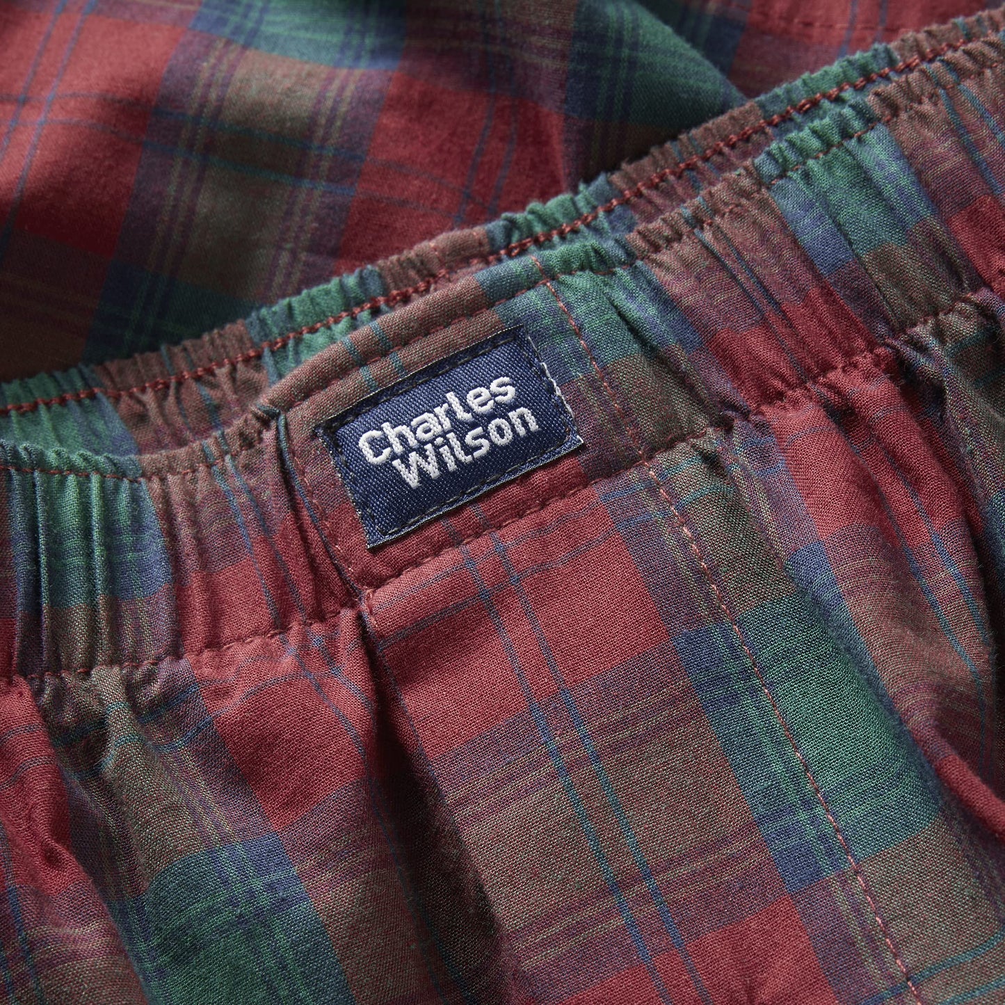 Charles Wilson Men’s Woven Boxer Shorts 6-Pack