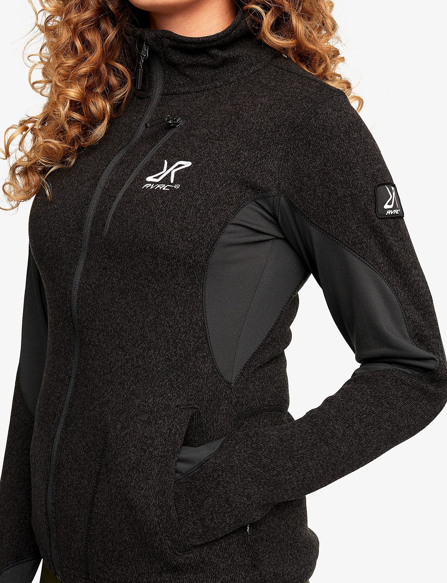 RevolutionRace Women’s Fusion Fleece – Lightweight Outdoor Jacket