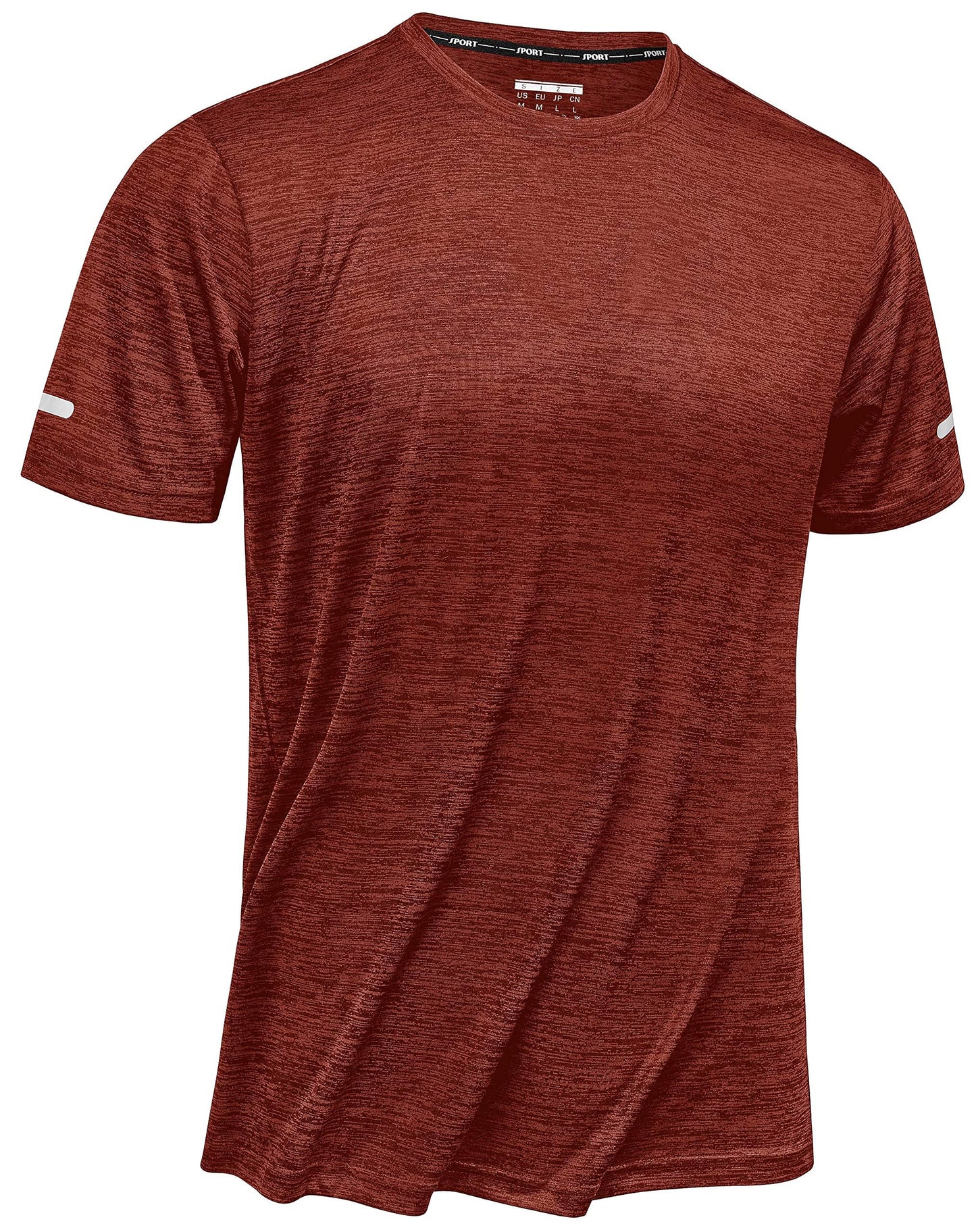 Men’s Quick-Dry Heathered Sports T-Shirt