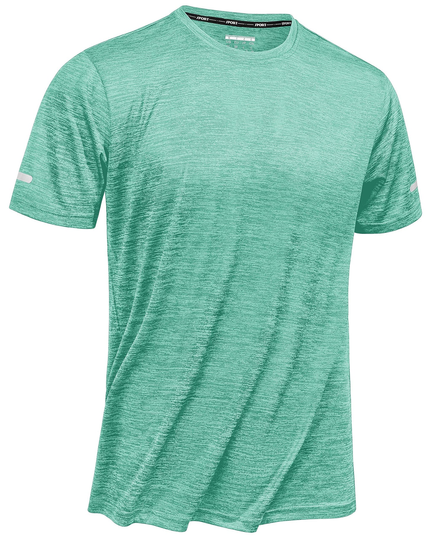 Men’s Quick-Dry Heathered Sports T-Shirt