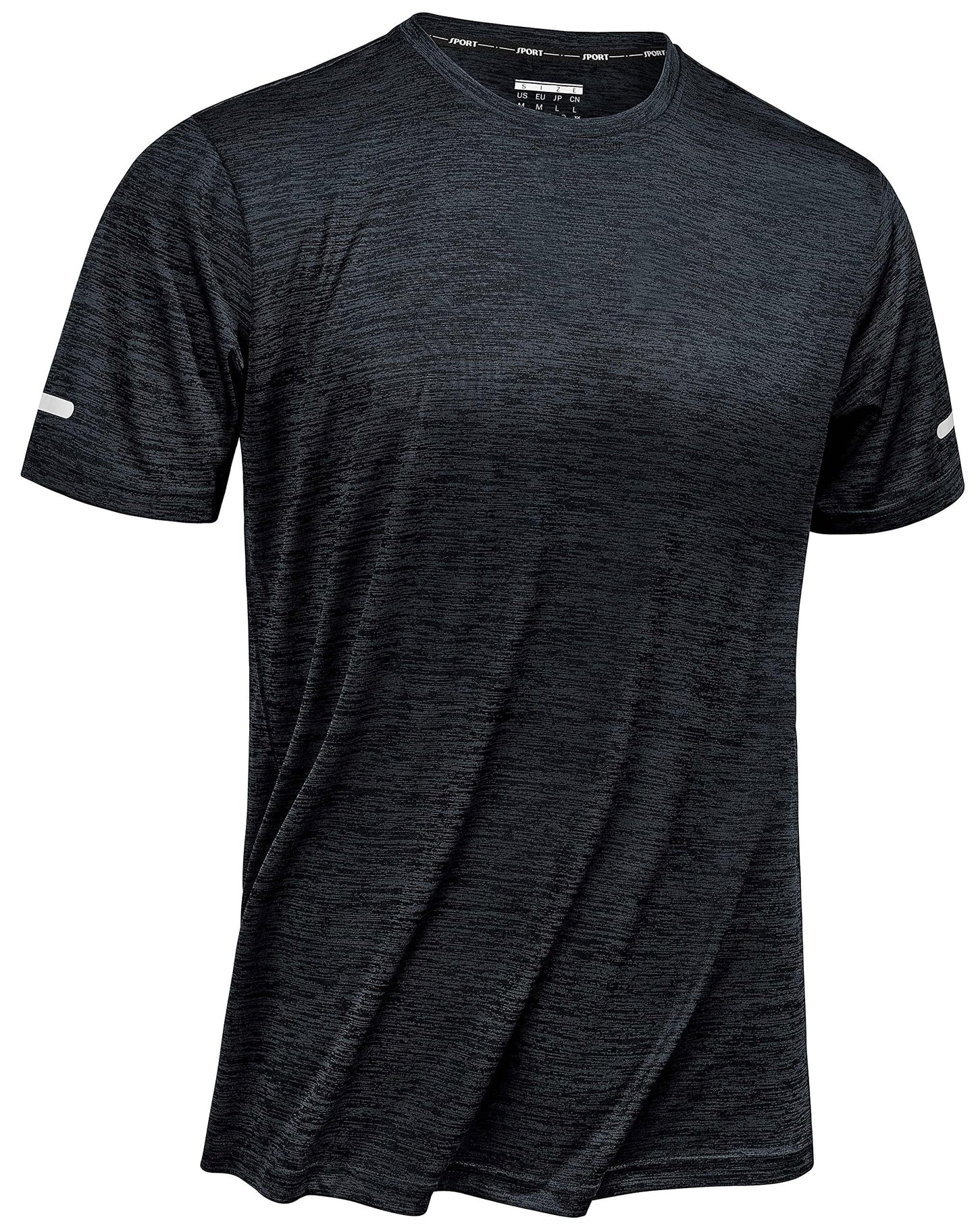 Men’s Quick-Dry Heathered Sports T-Shirt