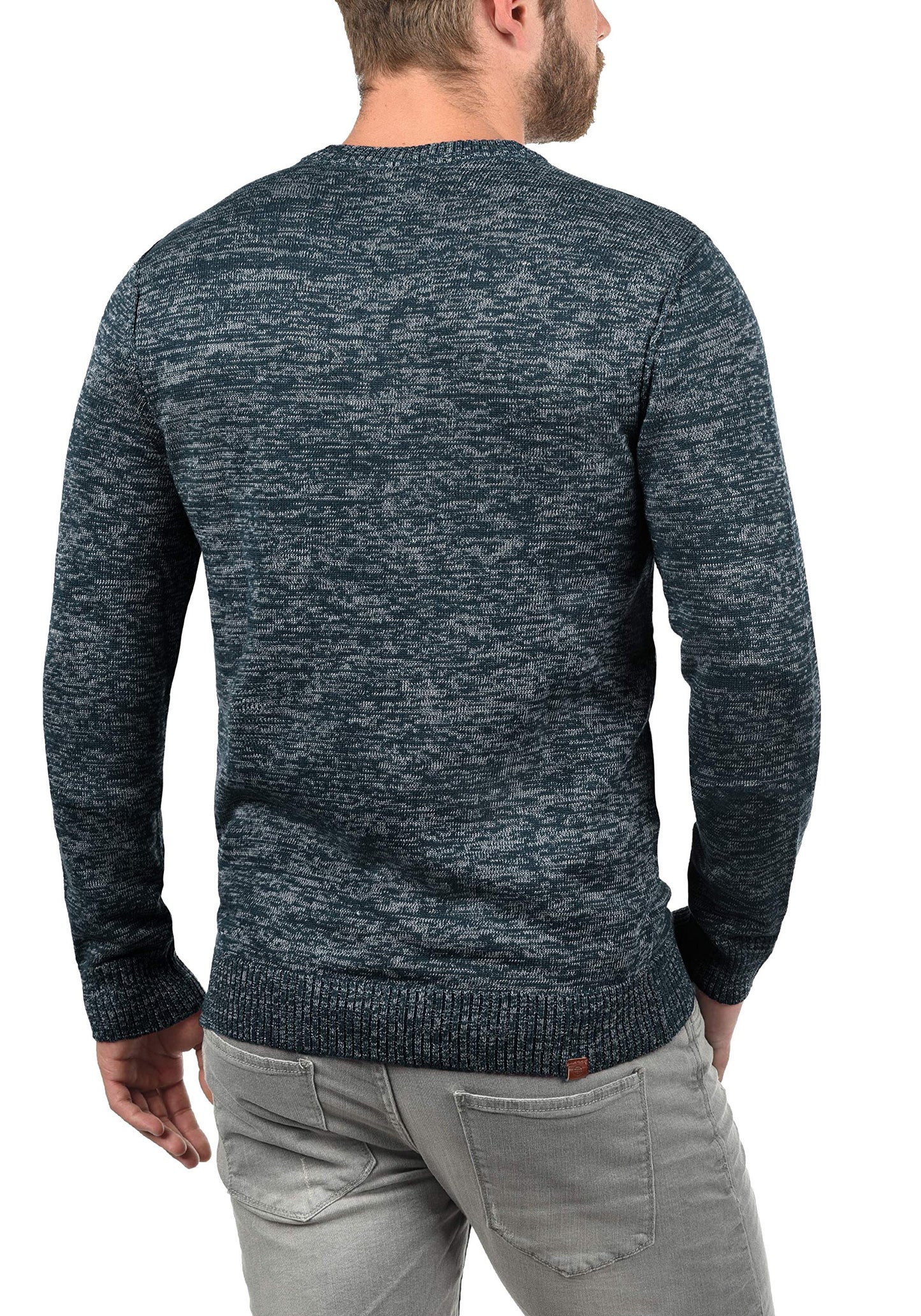 Blend BHDansel Men’s Fine Knit V-Neck Sweater – Cotton Blend Pullover