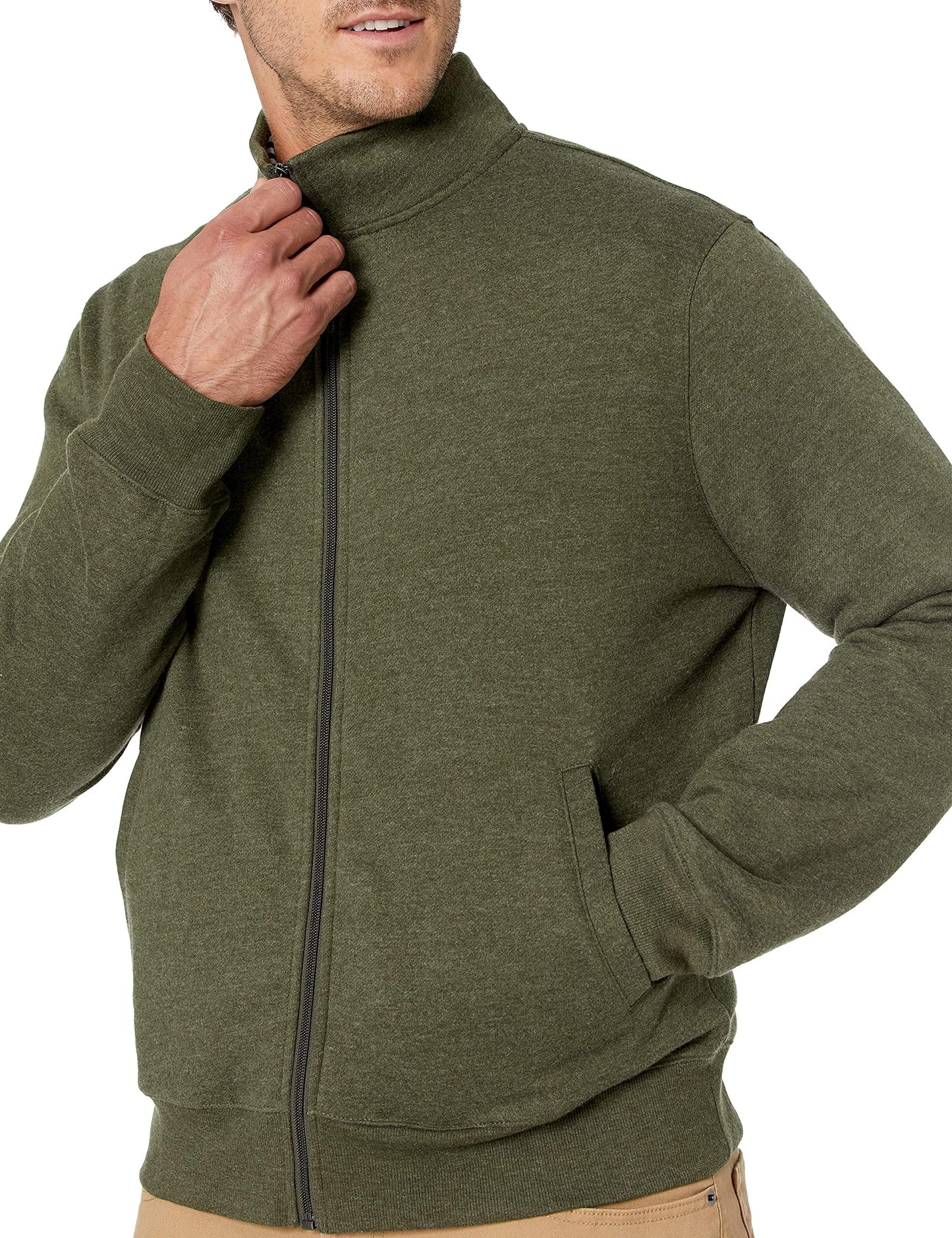 Amazon Essentials Men's Full Zip Fleece Jacket