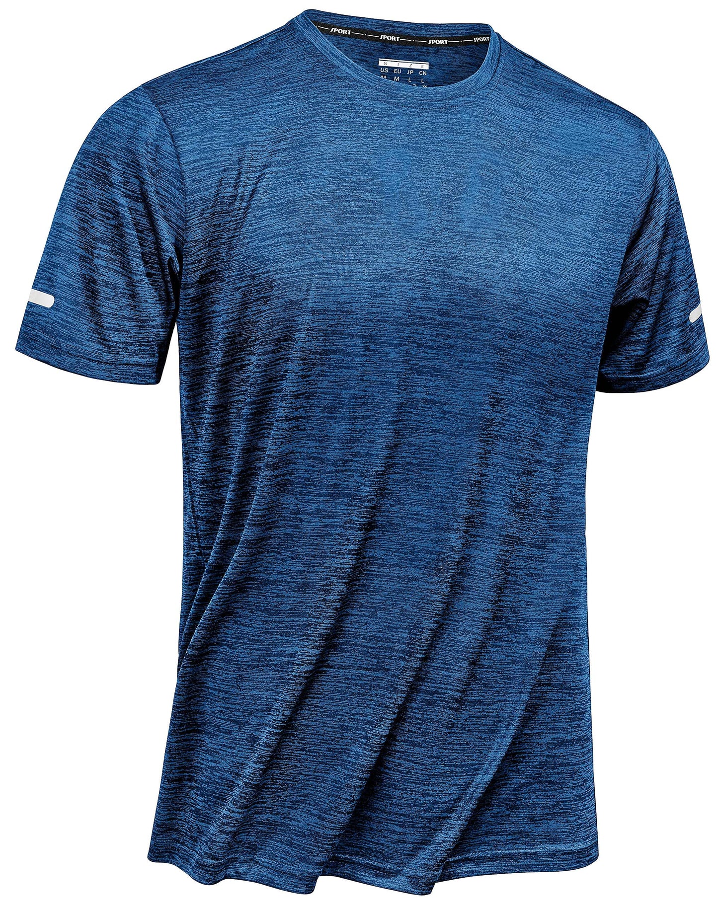 Men’s Quick-Dry Heathered Sports T-Shirt