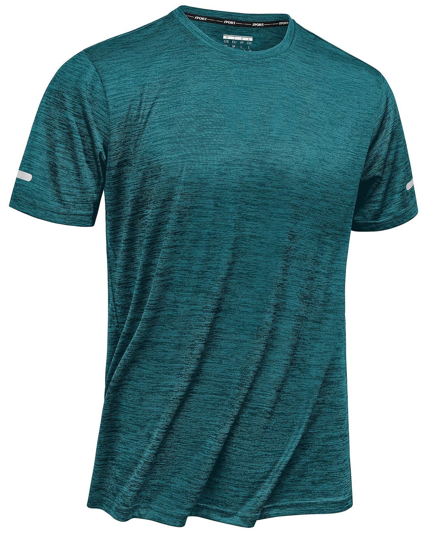 Men’s Quick-Dry Heathered Sports T-Shirt