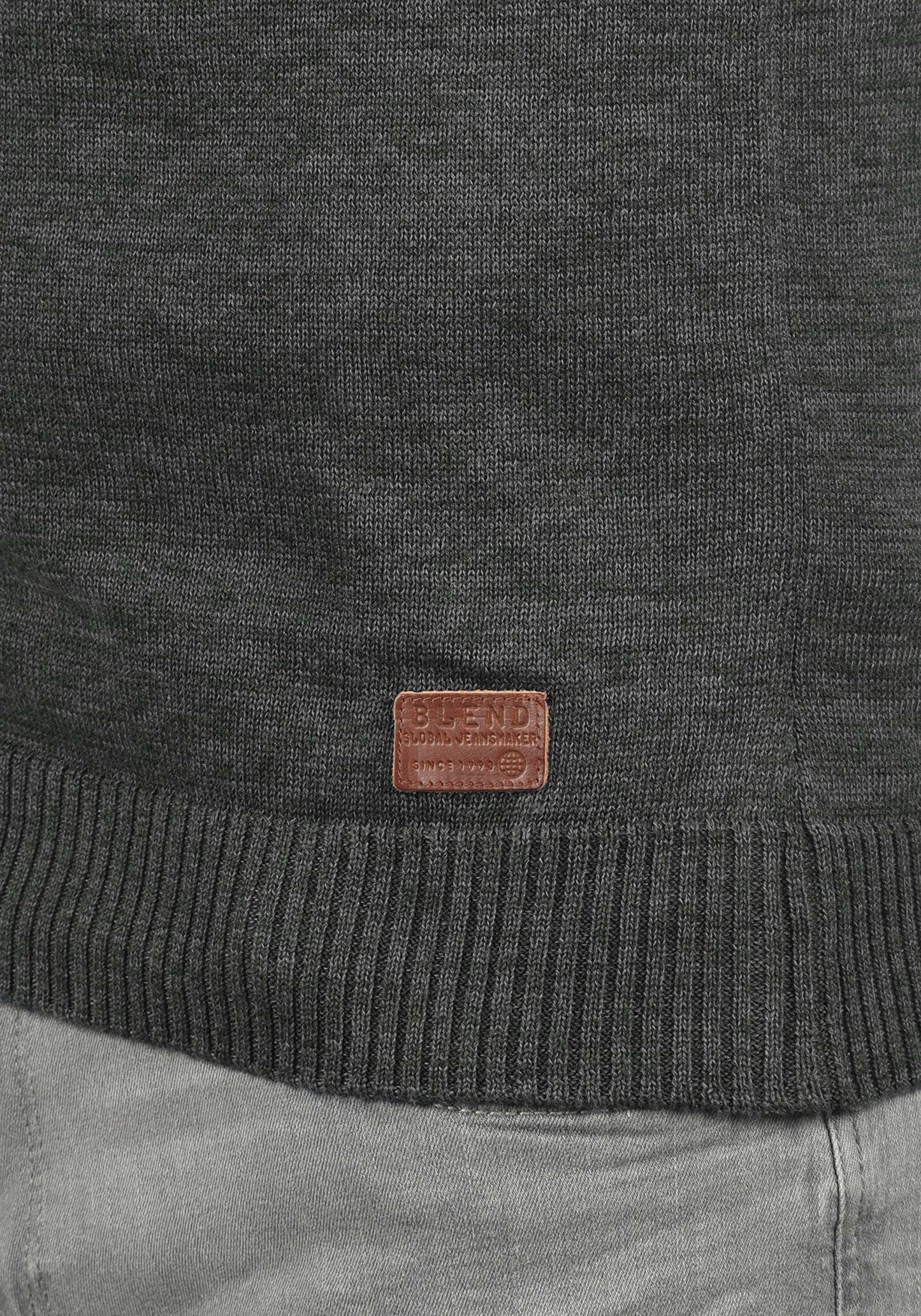 Blend BHDansel Men’s Fine Knit V-Neck Sweater – Cotton Blend Pullover