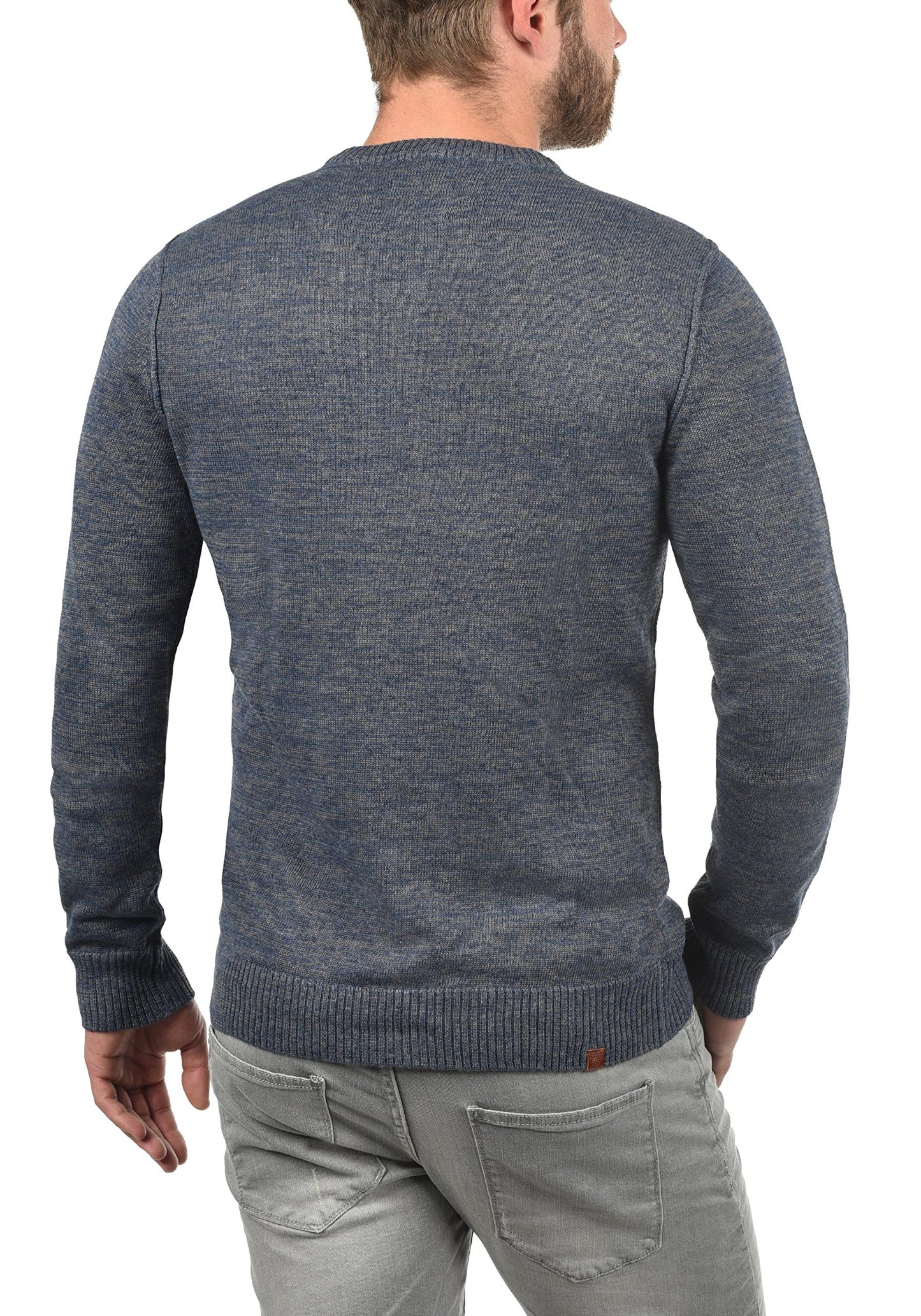 Blend BHDansel Men’s Fine Knit V-Neck Sweater – Cotton Blend Pullover