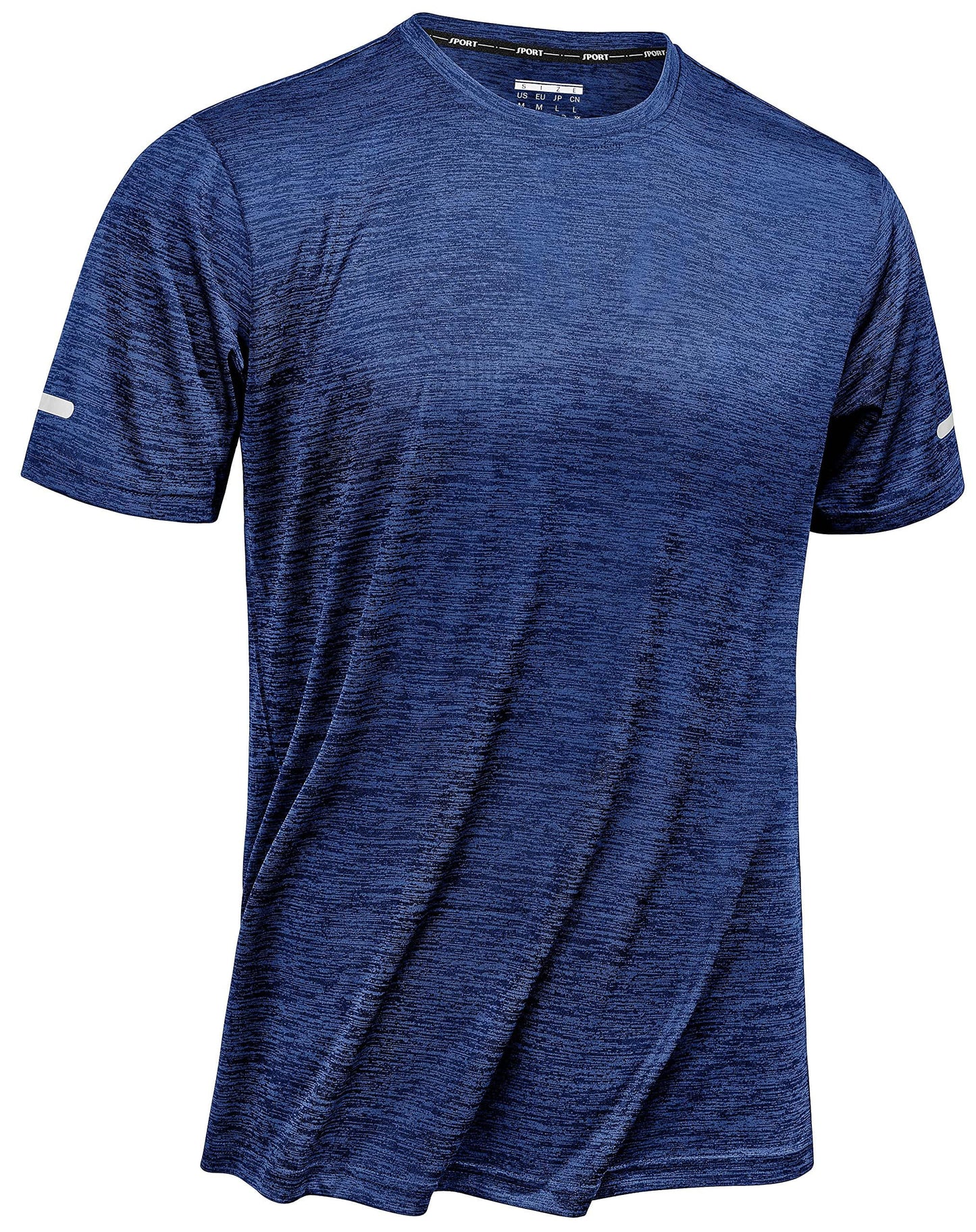 Men’s Quick-Dry Heathered Sports T-Shirt
