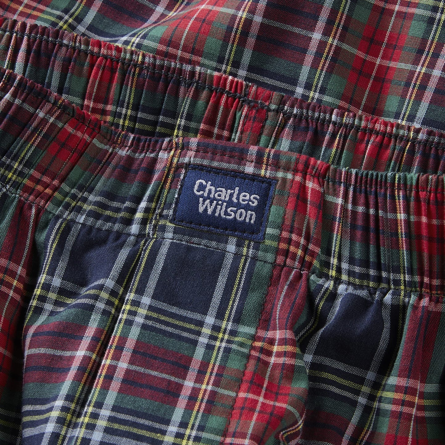 Charles Wilson Men’s Woven Boxer Shorts 6-Pack