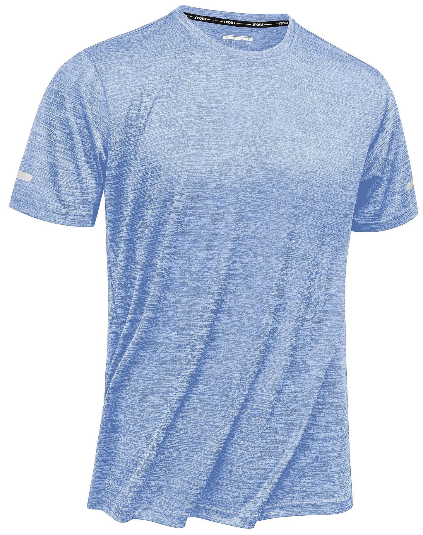 Men’s Quick-Dry Heathered Sports T-Shirt