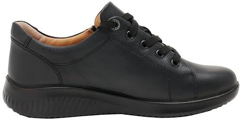 Jomos Women's Allegra Sneakers – Leather Lace-Up with Zipper
