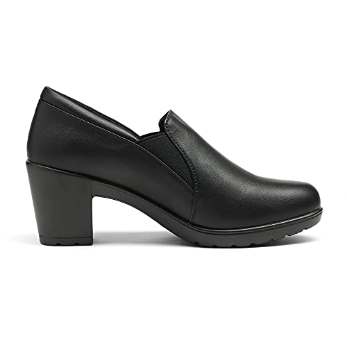 DREAM PAIRS Women's Dress Pumps with Low Block Heel