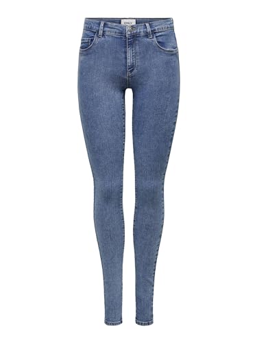 ONLY Women’s ONLRAIN Mid-Rise Skinny Fit Jeans