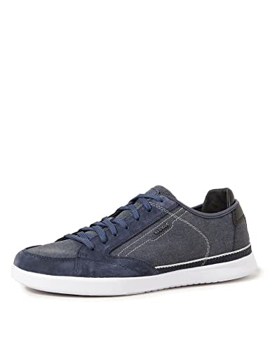 Geox Men’s U Walee A Sneakers – Lightweight Canvas Trainers