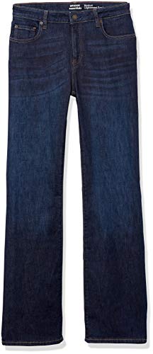 Essentials Women’s Mid-Rise Bootcut Jeans – Slim Fit with Stretch Denim