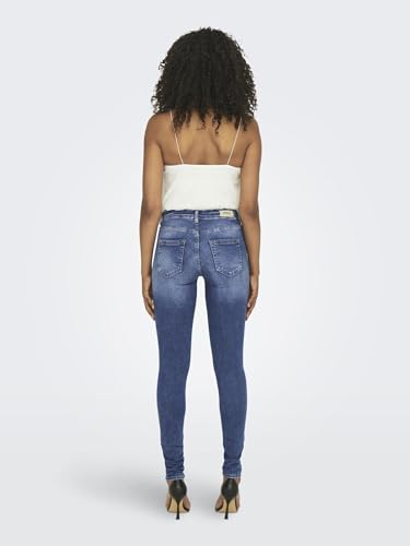 ONLY Women’s Blush Mid-Rise Skinny Fit Jeans