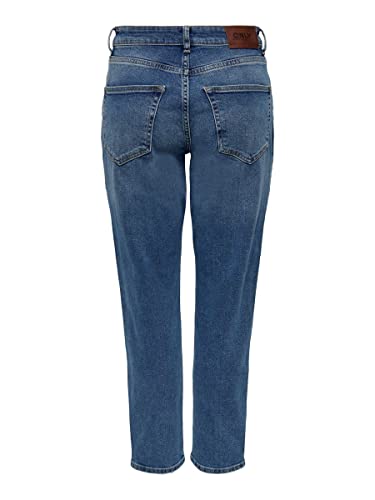 Women’s ONLVENEDA Mom Jeans – High Waist Ankle-Length Denim