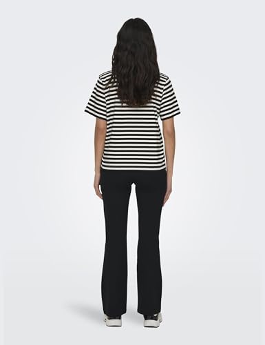 ONLY Women’s Onllivina T-Shirt – Classic Cotton Round Neck Tee