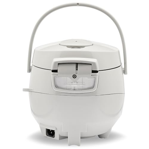 REISHUNGER Digitaler Reiskocher klein, schwarz | 0,6 L bis 3 Personen | Warmhaltefunktion, Timer & Premium Topf | Kleiner Multikocher & Dampfgarer, 8 Programme, 7-Phasen-Technologie