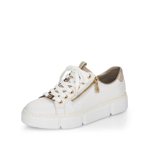 Rieker Women's Low-Top Sneaker N5932 – Stylish Leather Sneakers