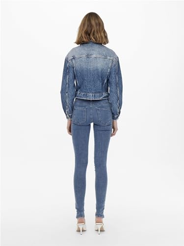 ONLY Women’s ONLRAIN Mid-Rise Skinny Fit Jeans