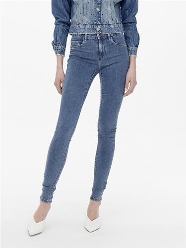 ONLY Women’s ONLRAIN Mid-Rise Skinny Fit Jeans
