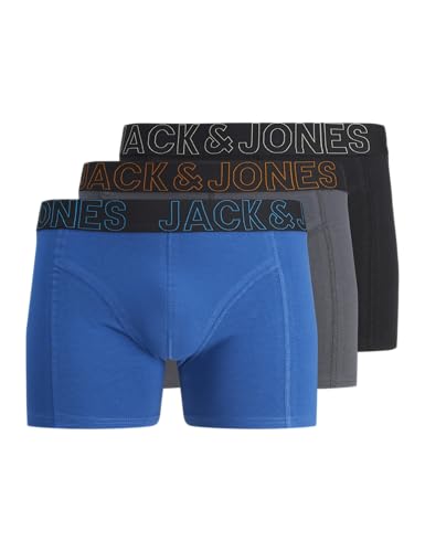 JACK & JONES Men’s Boxer Shorts – 3-Pack Short-Cut Trunks